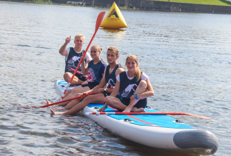 Надувная многоместная Sup доска Atlas Dragon 22'0″ X 34"