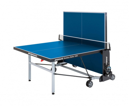 Всепогодный теннисный стол Donic Outdoor Roller 1000 синий