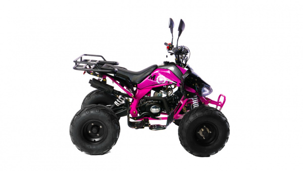 Квадроцикл Motax ATV T-Rex-LUX 125 Черно-розовый