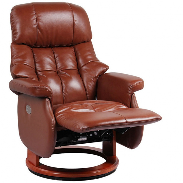 Массажное кресло Recliner Relax Lux Electro кремовый