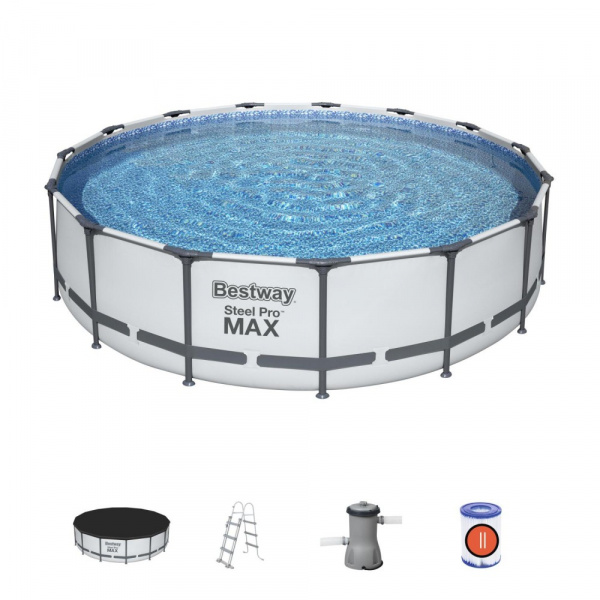 Бассейн Bestway каркасный круглый 457х107см 56488