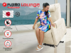 Массажное кресло реклайнер с подъемом Fujimo Lounge Up F7003 ULFL Айвори (Orlando 1)