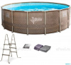 Каркасный бассейн Summer Escapes круглый 488х132 см (лестница+тент), Р20-1652-Z