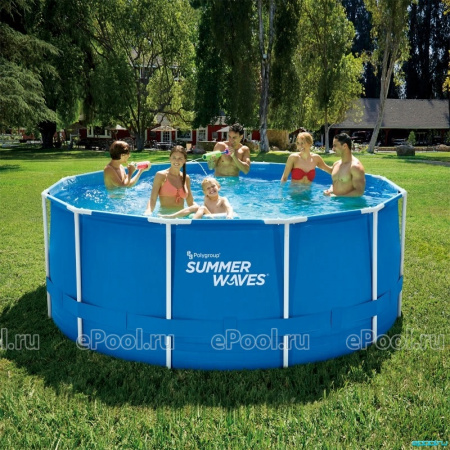 Каркасный бассейн Summer Waves круглый 365х132 см, P20012520