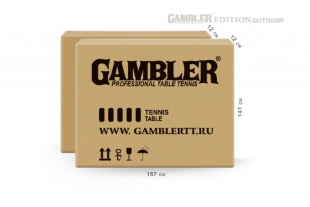 Теннисный стол Gambler Edition Outdoor blue