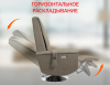 Кресло-реклайнер электрический с массажем Fujimo Orlando F3004 VEF Smokie
