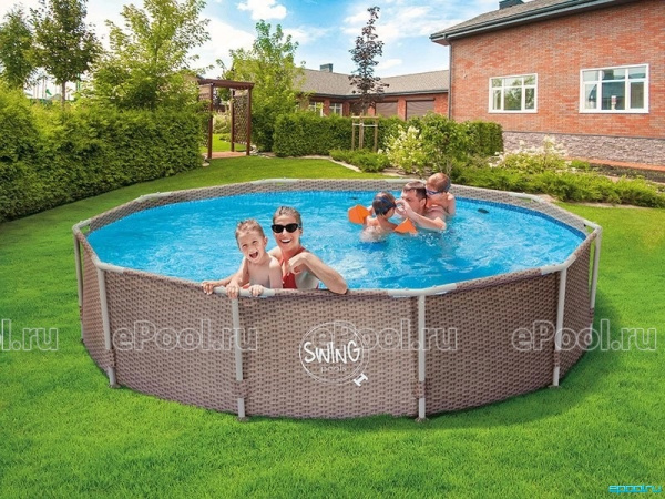 Каркасный бассейн Swing круглый 305x76 см