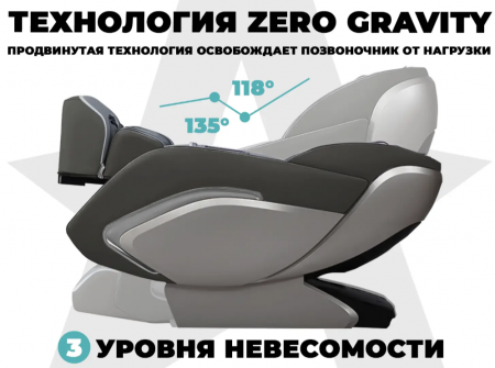 Массажное кресло Fujimo 氣 Giant F600 Серый