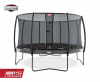 Батут Berg Elite Tatoo 430 (серый) с защитной сеткой Deluxe