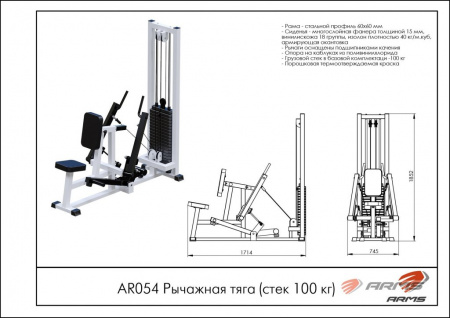 Рычажная тяга ARMS (стек 100 кг) AR054