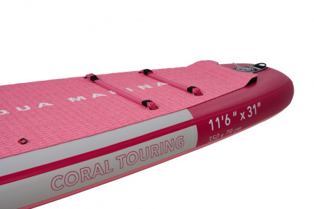 Sup-доска надувная с веслом для туризма Aqua Marina Coral Touring (raspberry) 11'6" S23
