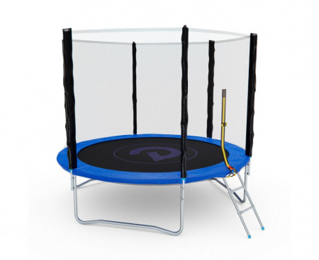 Батут с сеткой DFC Pelpo 8ft с лестницей, Blue