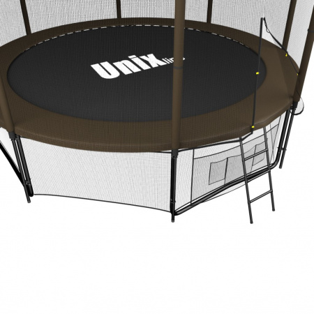 Батут Unix line 12 ft Black&Brown (outside)
