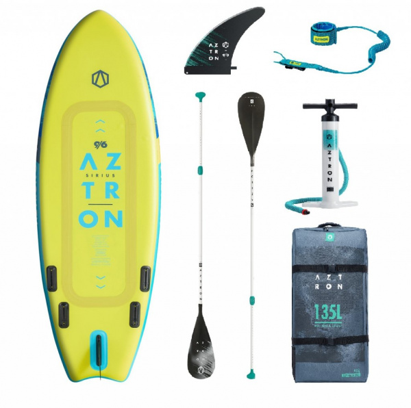 Надувная Доска Sup Комплект Aztron Sirius River/surf 9'6"