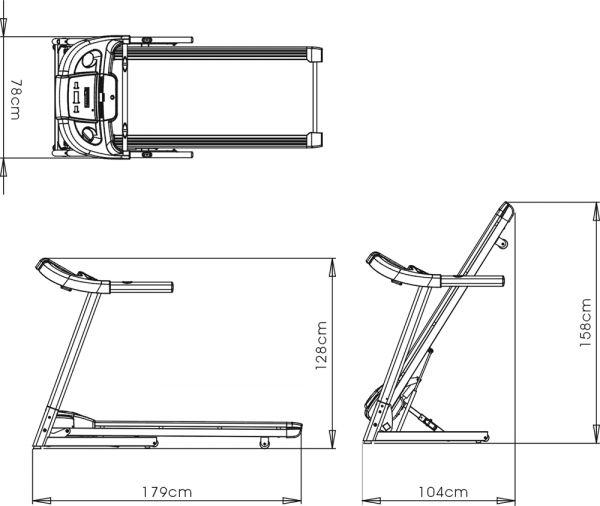 Беговая дорожка AeroFIT Maxfit 16