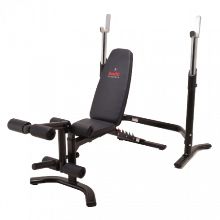 Многофункциональная силовая скамья Smith Strength WB270 со стойками под штангу