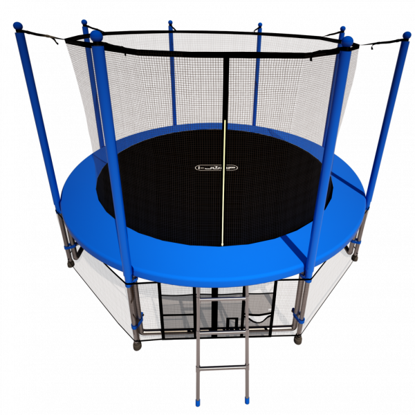 Комплект батут i-Jump 12ft (3.6м) с защитной сетью и лестницей