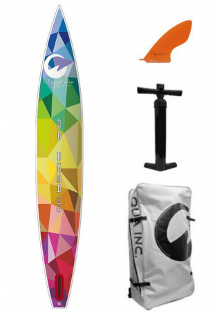 Надувная Sup доска Aqua Inc. Airrider Ammolite 14'0"x28"