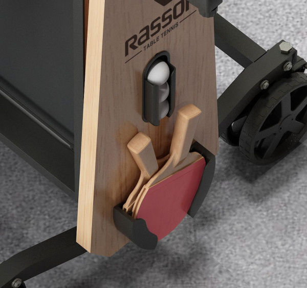 Теннисный стол складной для помещений "Rasson Premium W-2260 Oak Indoor" (274 Х 152.5 Х 76 см ) с сеткой