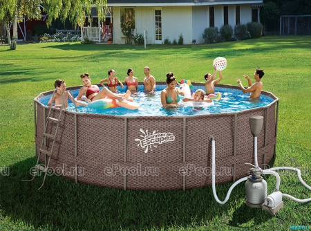Каркасный бассейн Summer Escapes круглый 488х132 см (комплект), Р20-1652-S