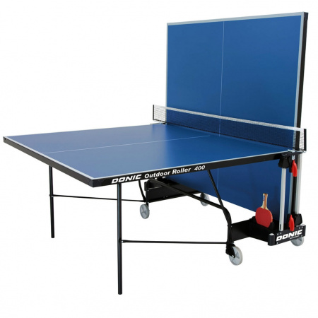 Всепогодный теннисный стол Donic Outdoor Roller 400 синий