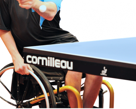 Теннисный стол профессиональный Cornilleau 740 ITTF Indoor Grey