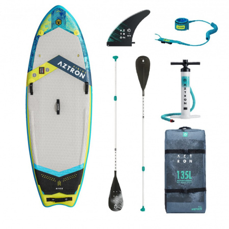 Надувная Доска Sup Комплект Aztron Sirius River/surf 9'6"