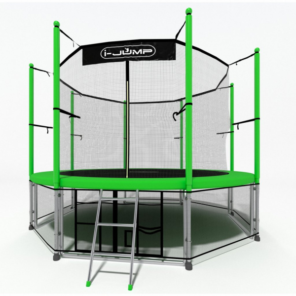 Батут i-Jump 8ft green