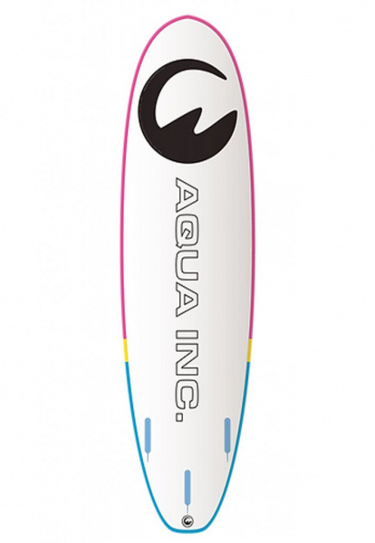 Серфборд Софттоп Aqua Inc. Arouna 7'0"x23" Pink