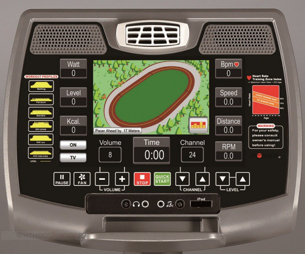 Эллиптический тренажер AeroFIT Pro 8800E 10" LCD