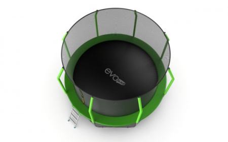 Батут с внутренней сеткой Evo Jump Cosmo 12ft (Green)