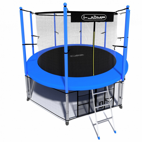 Комплект батут i-Jump 10ft (3.05м) с защитной сетью и лестницей