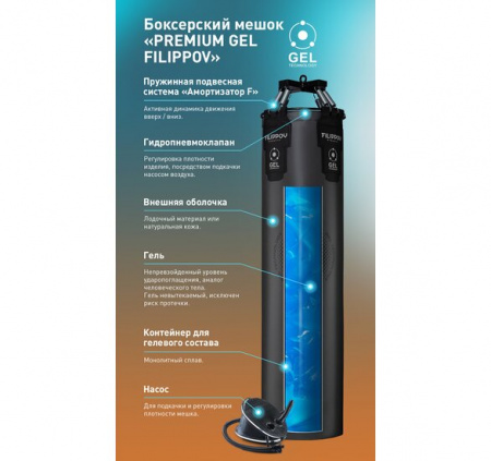 Боксерский мешок Premium Gel Filippov