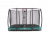 Батут Berg InGround EazyFit (зеленый) c сеткой Deluxe EazyFit