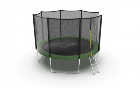 Батут с внешней сеткой Evo Jump External 12ft (Green)