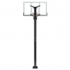 Баскетбольная стойка стационарная Unix Line B-Stand-PC 72"x42" R45 H230-305 см