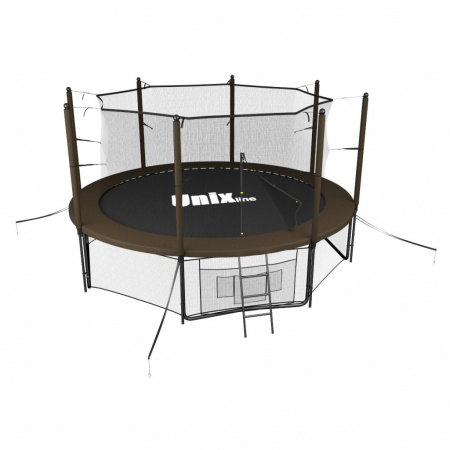 Батут Unix line 10 ft Black&Brown (inside)