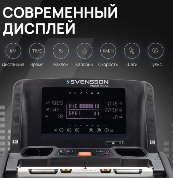 Беговая дорожка профессиональная Svensson Industrial Techart