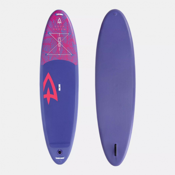 SUP доска надувная Aqua Arrow 10.8 ART Purple Leaf