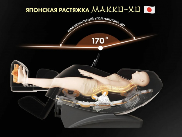 Массажное кресло Fujimo 氣 Flexor F500 Brown