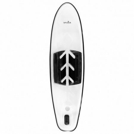 SUP доска Kelpie прозрачная, для сёрфинга, 312х85х13 см