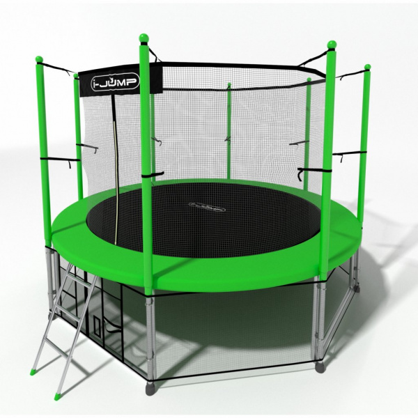 Батут i-Jump 8ft green
