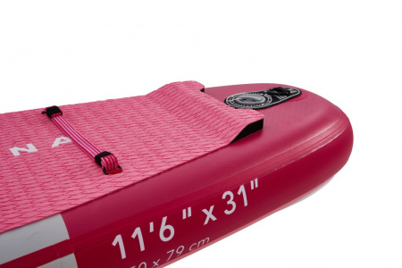 Sup-доска надувная с веслом для туризма Aqua Marina Coral Touring (raspberry) 11'6" S23