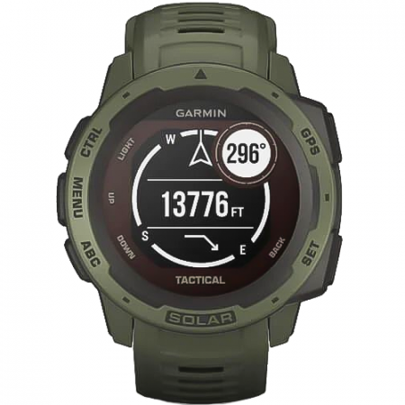 Часы для спорта Garmin Instinct Solar Tactical Moss