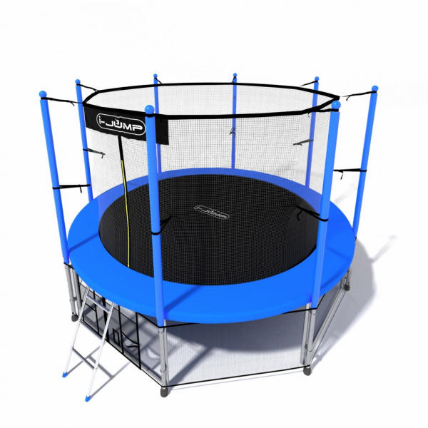 Комплект батут i-Jump 10ft (3.05м) с защитной сетью и лестницей