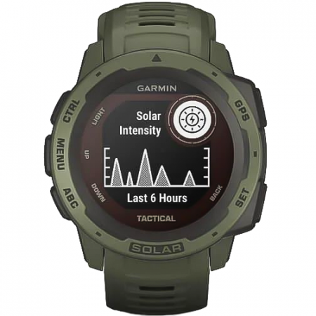 Часы для спорта Garmin Instinct Solar Tactical Moss