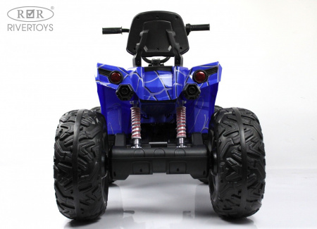 Детский электроквадроцикл A111AA 4WD Синий Spider
