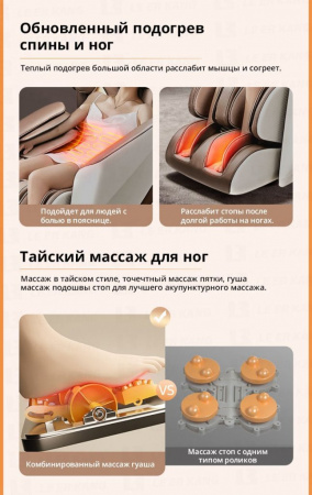 Массажное кресло SMing 825L, синий