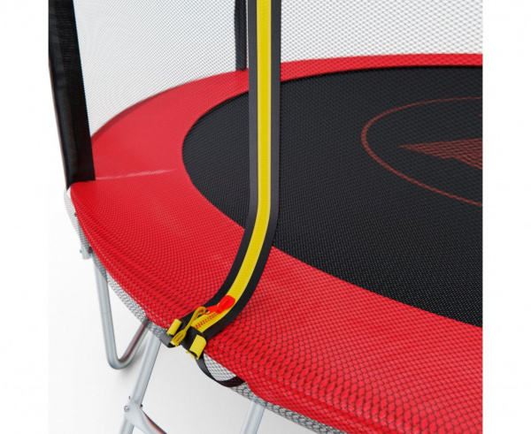 Батут с сеткой DFC Pelpo 10ft с лестницей, Red