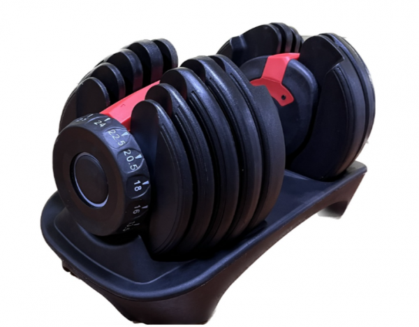 Гантель регулируемая, вес от 2,5 кг до 24 кг Aerofit AFGRB-24KG